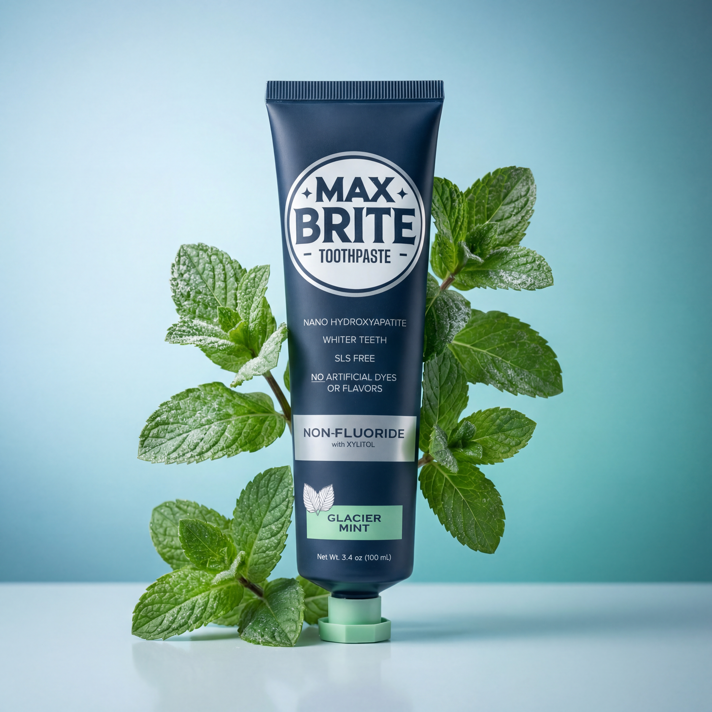 nHAp Glacier Mint Toothpaste
